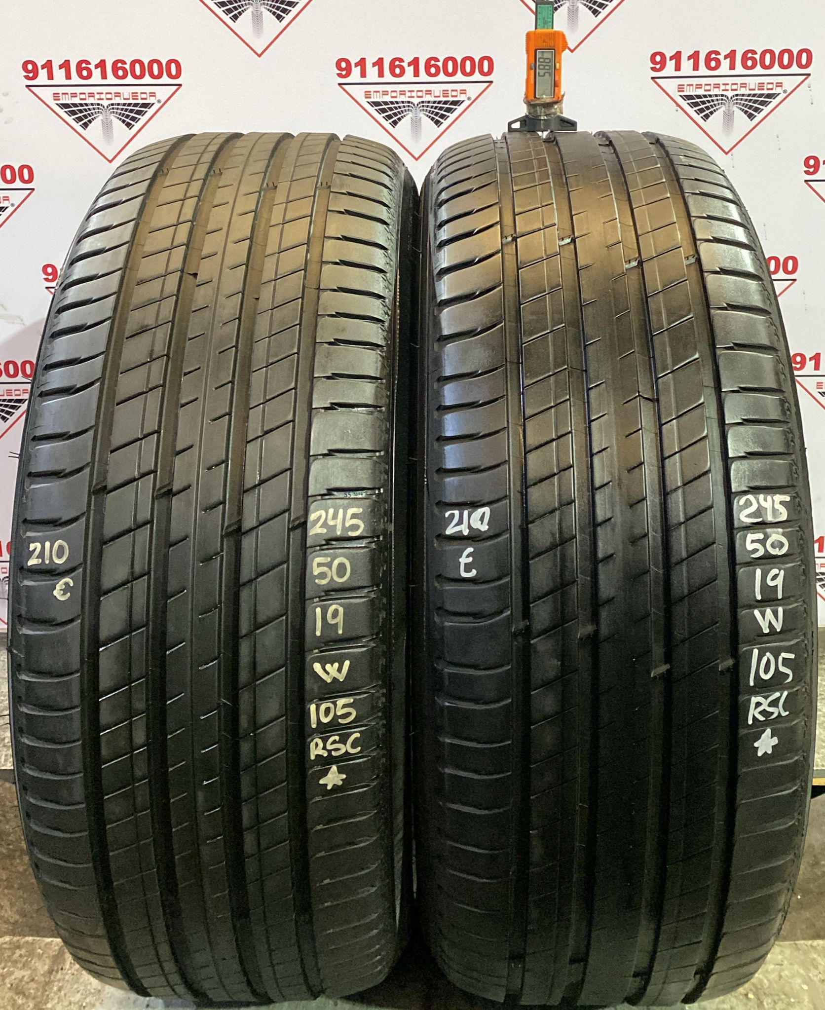 MICHELIN LATITUDE SPORT3 USADO RSC 245/50 R19 105 W